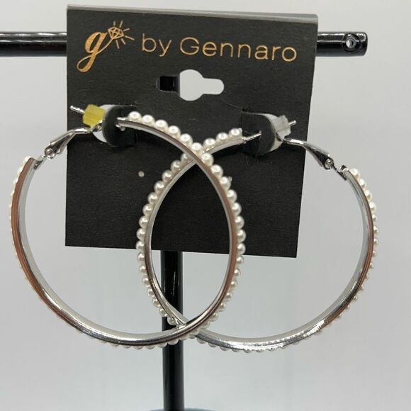 G by Gennaro Hoops Earrings $16ea / 3 for $25 - Picture 2 of 6